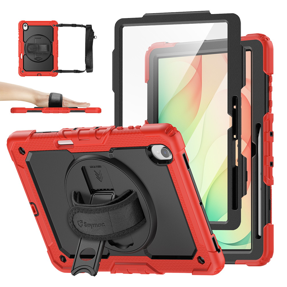 Samsung Galaxy Tab S12+ 12.6-Inch Rugged Case with Adjustable Hand Strap