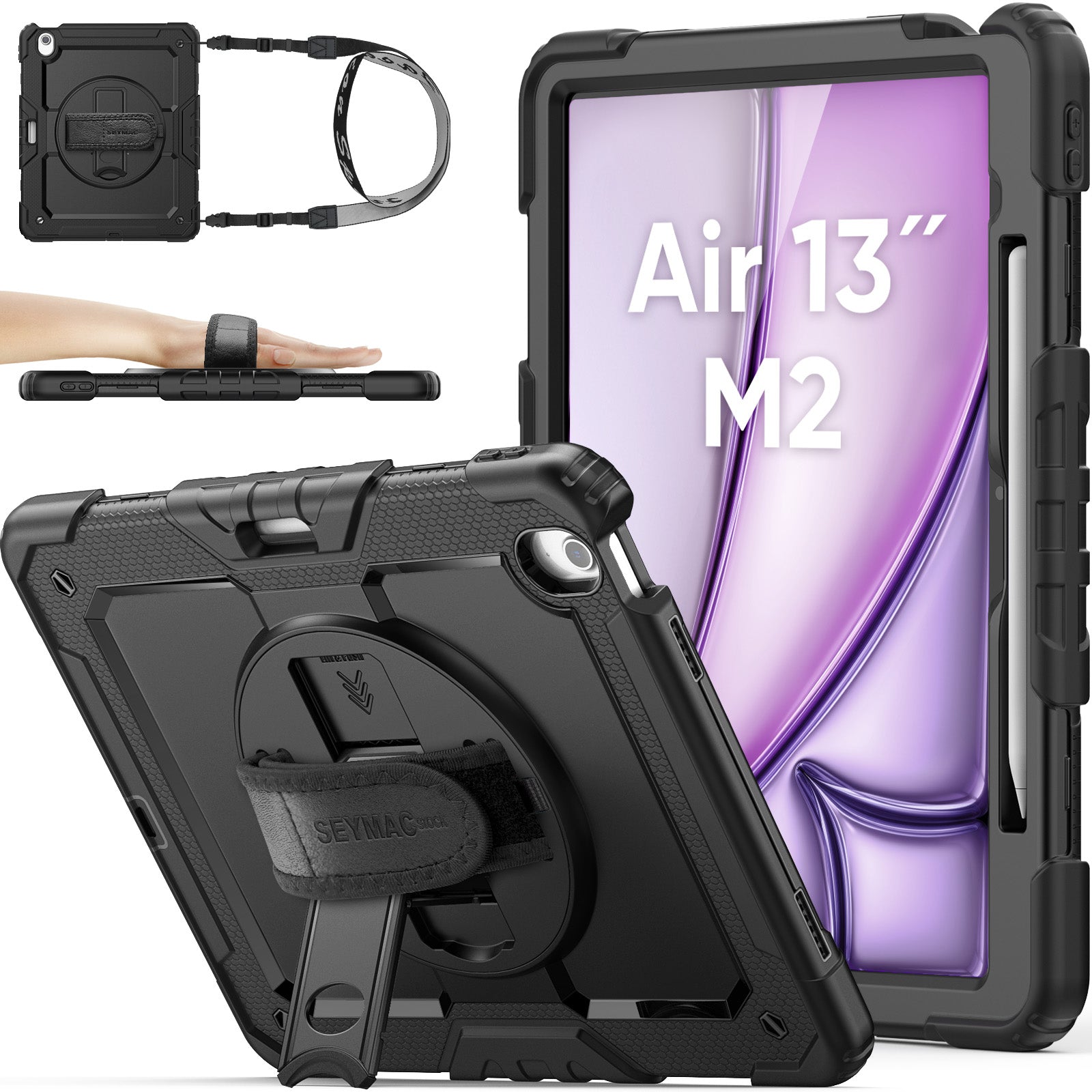 iPad Air 13 Inch Rugged Case FORTS PRO seymac