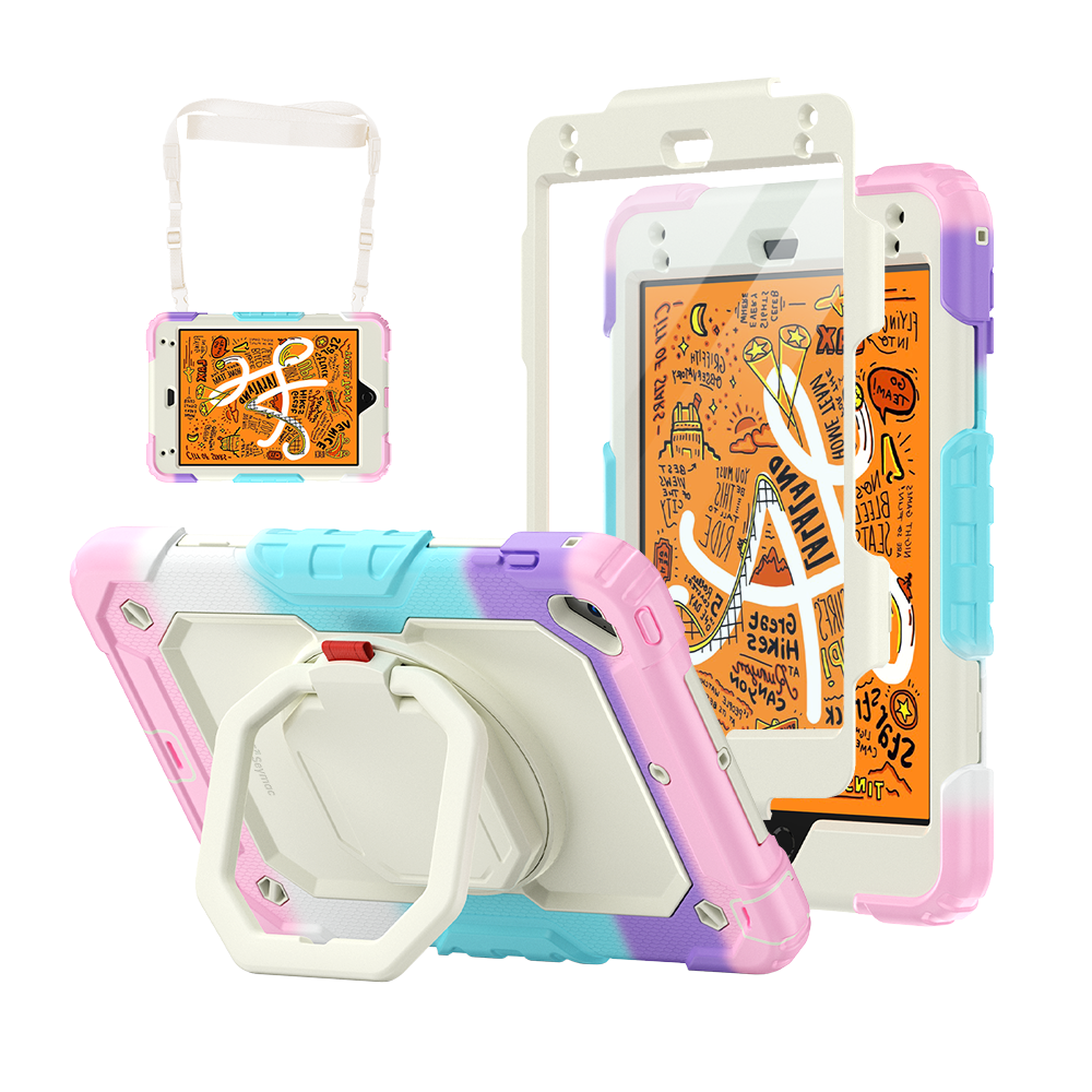 iPad Mini (4th/5th Gen) 7.9-Inch Rugged Case with 360° Rotating Hand Grip