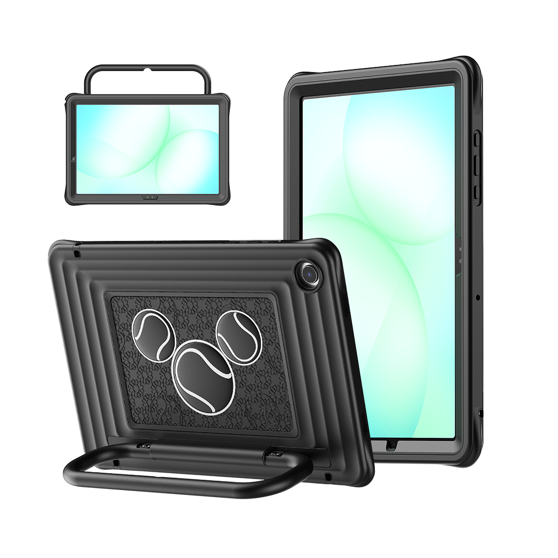 Samsung Galaxy Tab A11+ Kids Tablet Case - Shockproof Handle Stand Cover,Indigo-t4option0_5