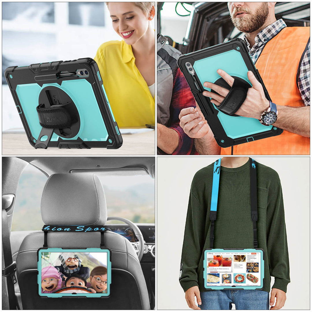 SEYMAC Case for Galaxy Tab S9 Ultra | FORT-S PRO#colour_skyblue