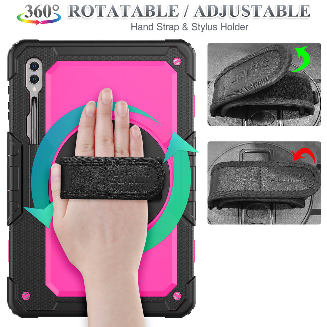 SEYMAC Case for Galaxy Tab S9 Ultra | FORT-S PRO#colour_deeppink