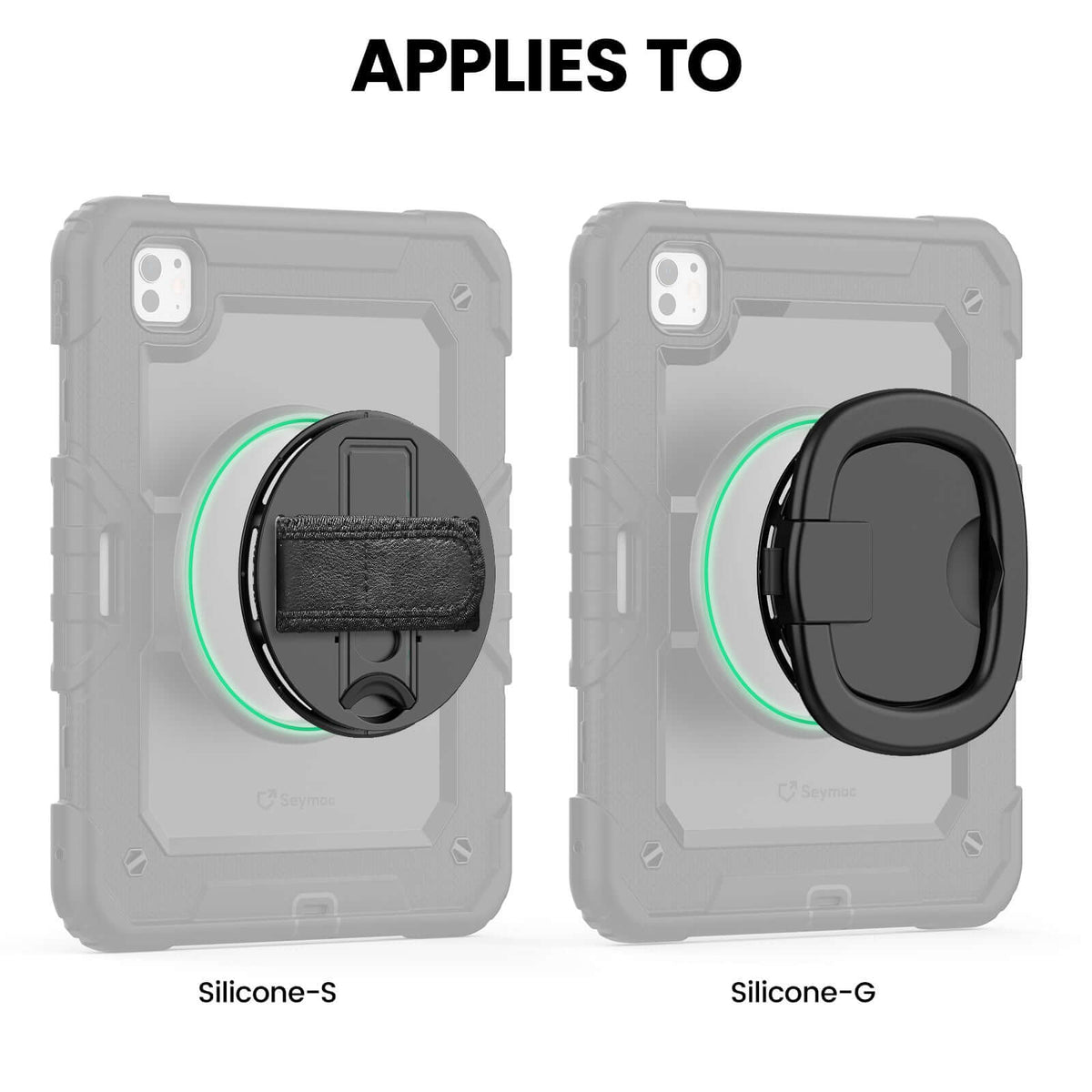 Silicone Series 360° Rotating Hand Strap & Hand Grip Set