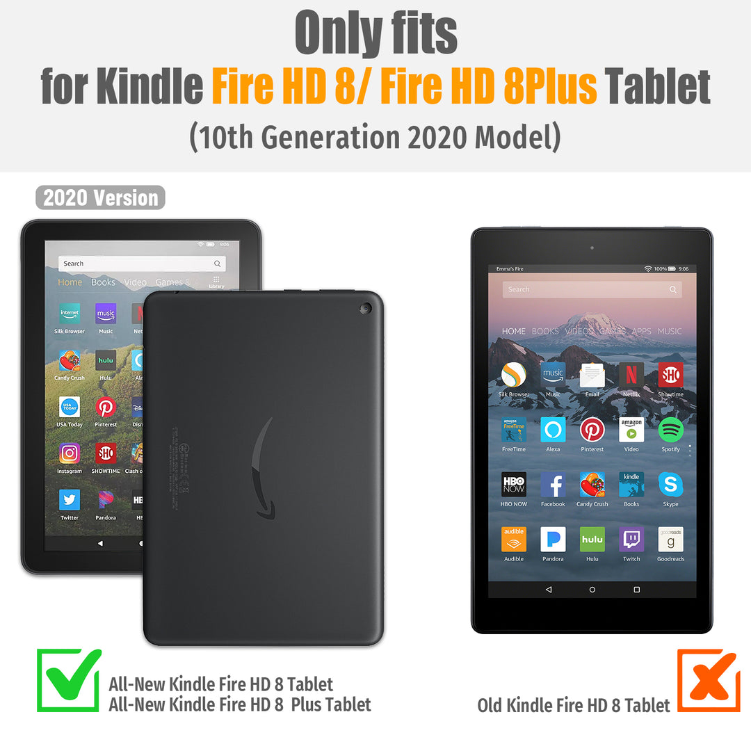 Kindle Fire HD 8/HD 8 Plus 8.0-inch | FORT-G PRO - seymac#colour_greenyellow
