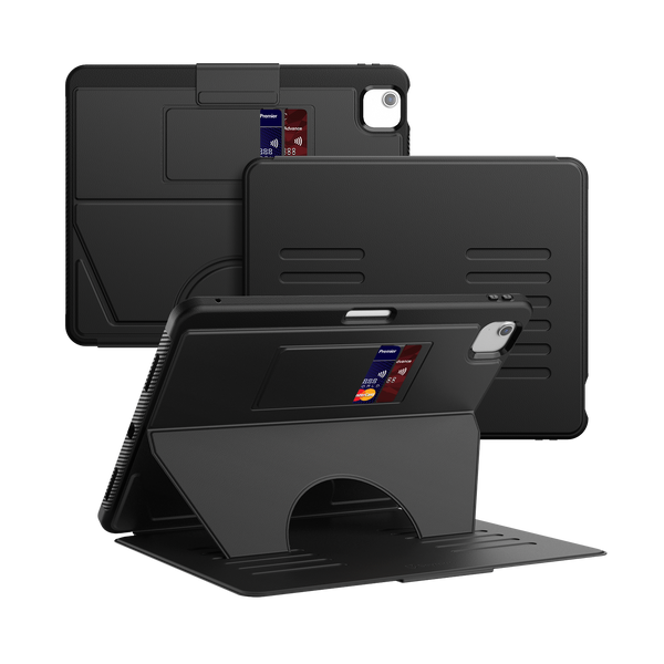 SEYMAC iPad Air 13 Inch Case (M2/M3) (2024/2025)-Leather-B Series-Black-SEYMAC