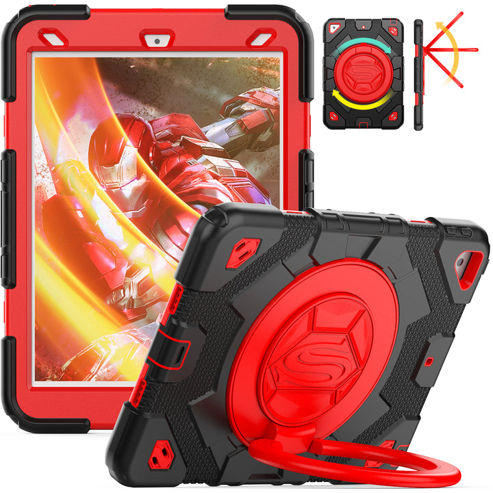SEYMAC iPad 10.2 Inch Case (2019/2020/2021)-Hero-G Series-RedBlack-SEYMAC
