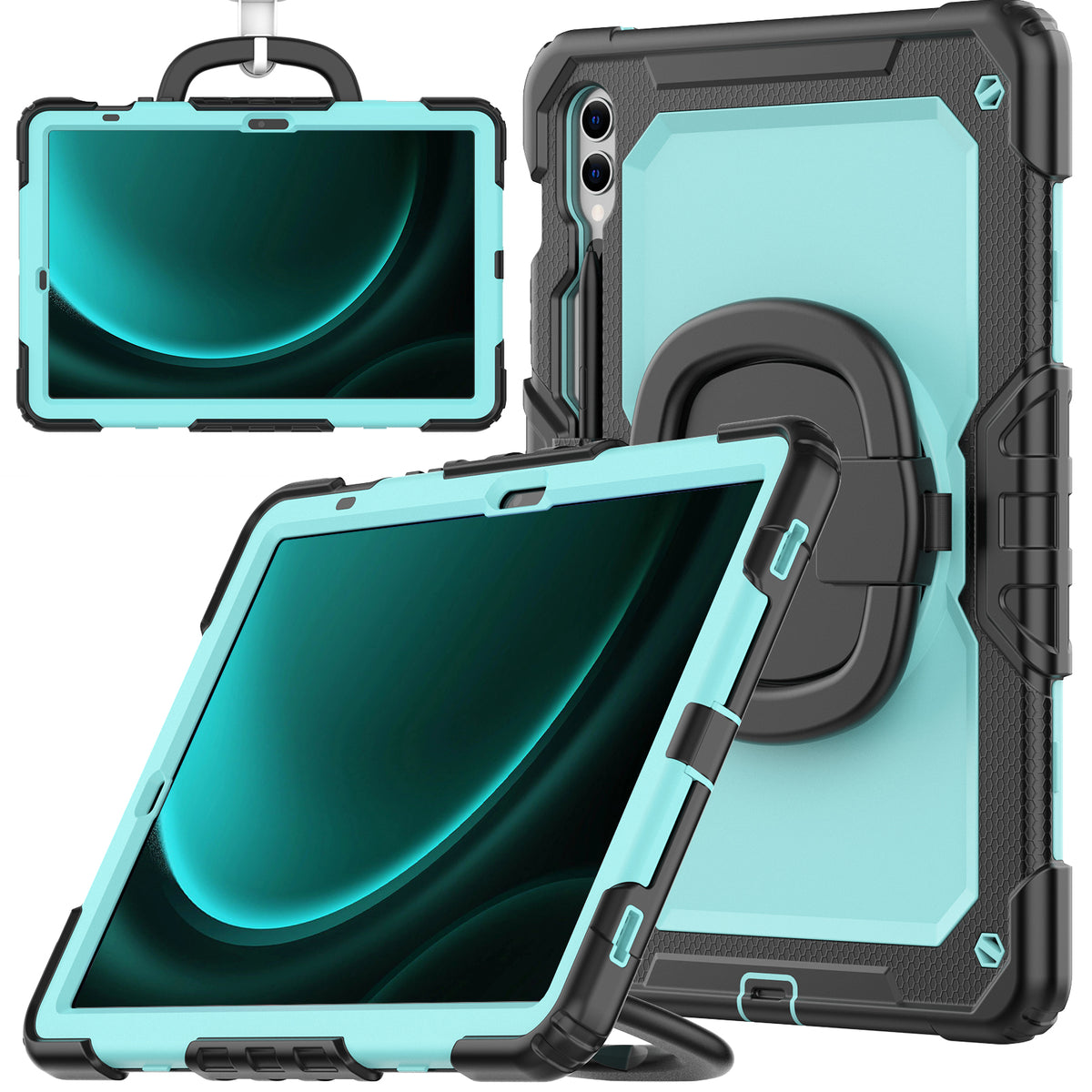 SEYMAC Galaxy Tab S9 FE+ 12.4 Inch Case (2023)-Silicone-G Series-SEYMAC
