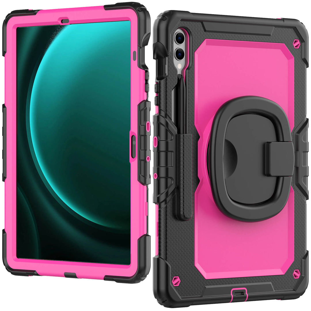 SEYMAC Case for Galaxy Tab S9 Plus | FORT-G PRO#color_deeppink