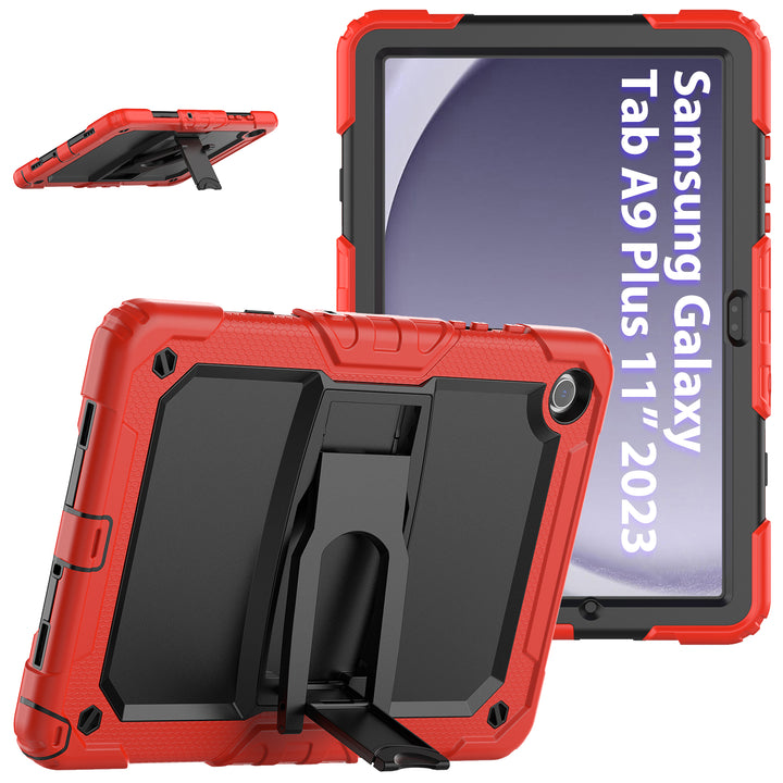 SEYMAC Galaxy Tab A9 Plus 11 Inch Case (2023)-Silicone-K Series-Red