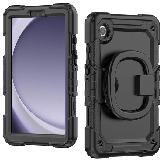 SEYMAC Galaxy Tab A11 8.7 Inch Case (2025) - durable full-body case with 360° rotating grip and screen protector.
