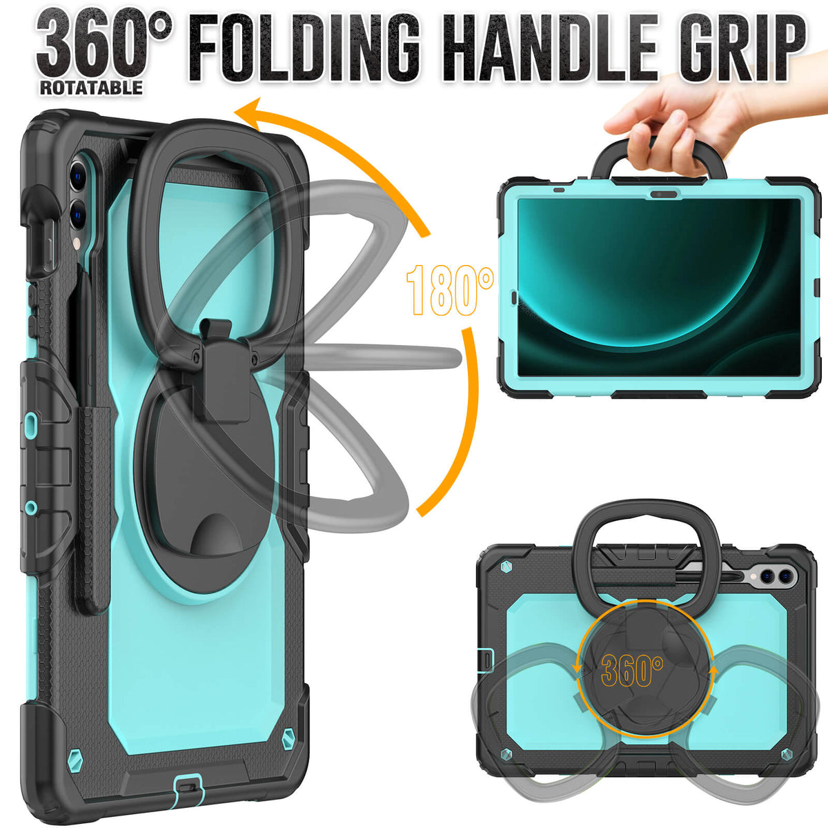 SEYMAC Galaxy Tab S10+ 12.4 Inch Case (2024)-Silicone-G Series-SEYMAC