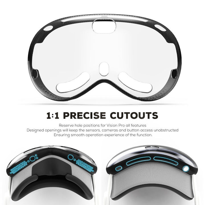 Protective Clear Lens Cover for Vision Pro | VM-PRO#color_black