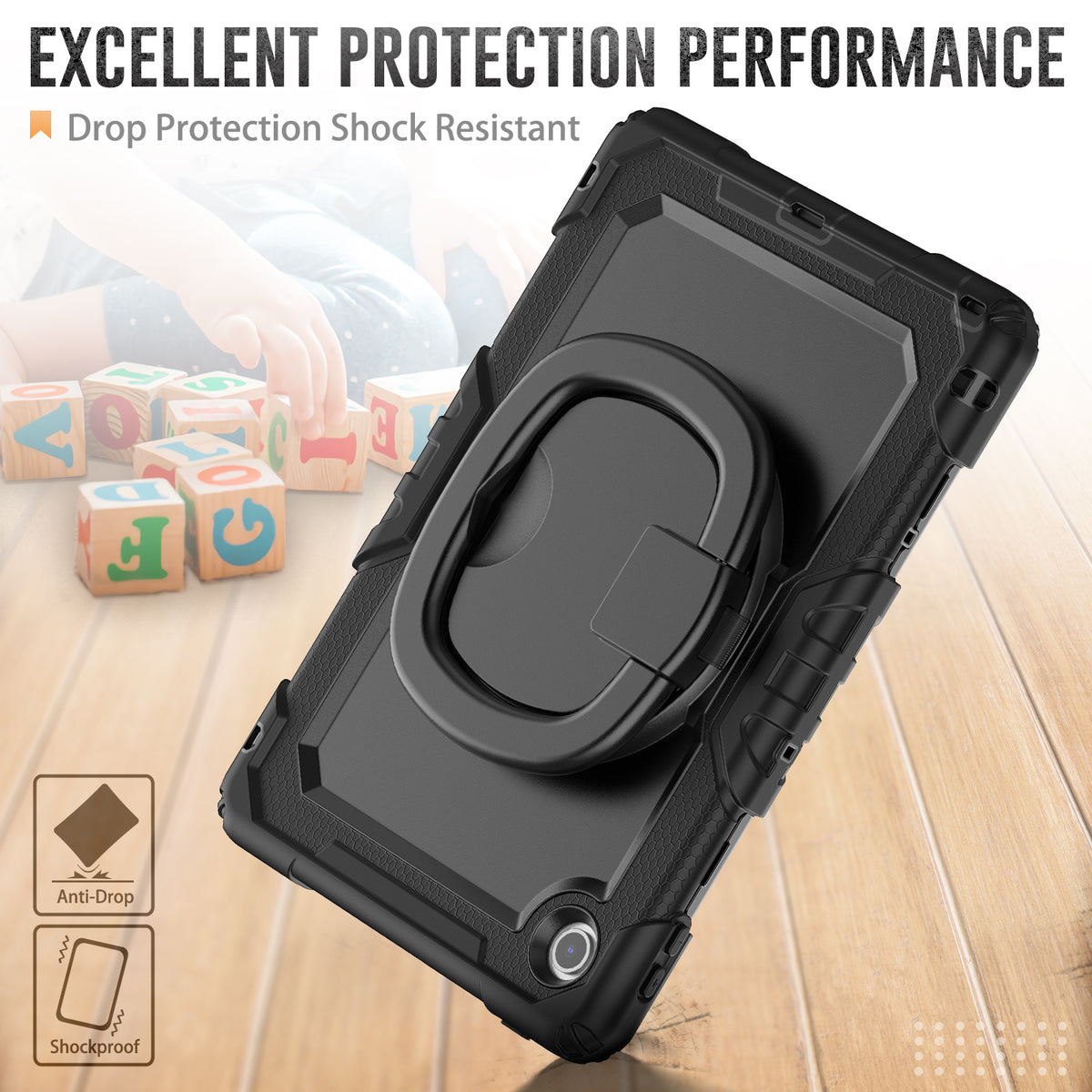 SEYMAC Lenovo Tab M10 HD 10.1 Inch Case (2025)-Silicone-G Series-