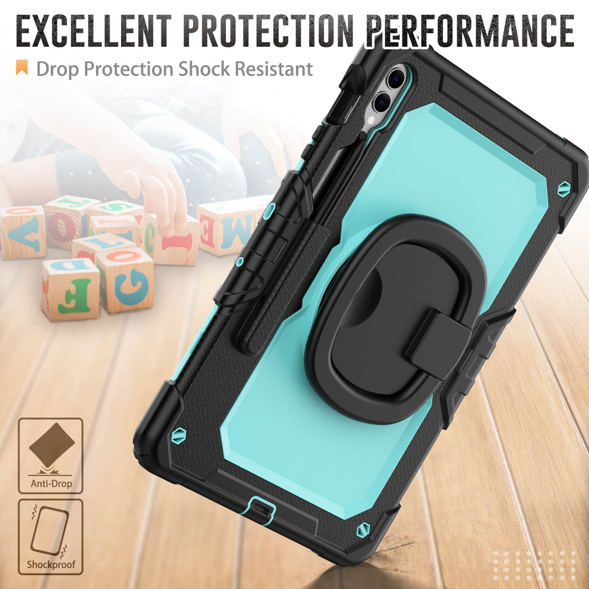 SEYMAC Galaxy Tab S10+ 12.4 Inch Case (2024)-Silicone-G Series-SEYMAC