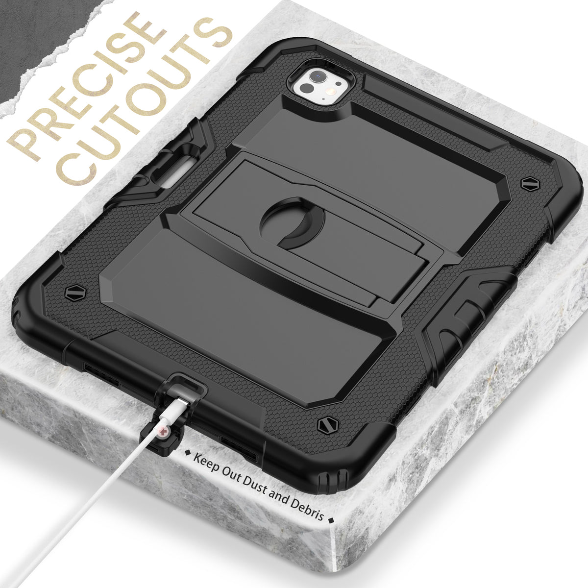 SEYMAC iPad Pro 13 Inch Case (M5/M4) featuring precise cutouts and durable design