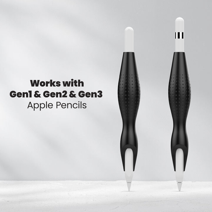 Pencil Grip for Apple Pencil 2nd, 1st, USB-C#color_black