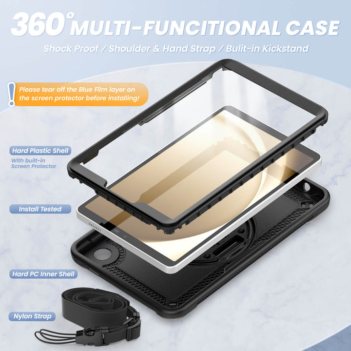 Galaxy Tab A9 8.7 inch Case | HEX SHIELD#color_davy-grey