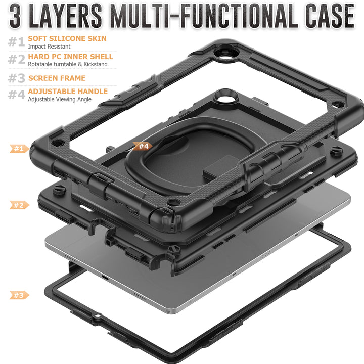 SEYMAC Galaxy Tab A9 Plus 11 Inch Case (2023)-Silicone-G Series-SEYMAC