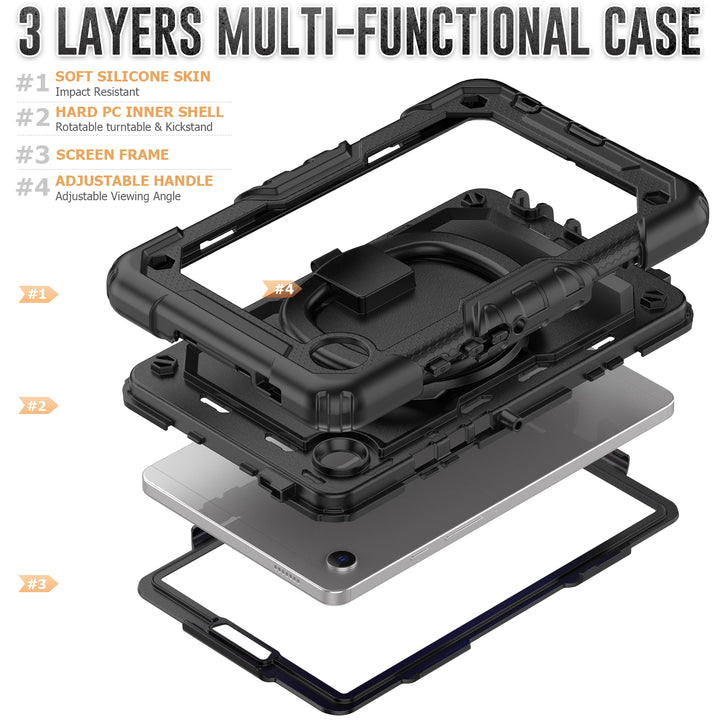 SEYMAC Galaxy Tab A9 8.7 Inch Case (2023)-Silicone-G Series-SEYMAC