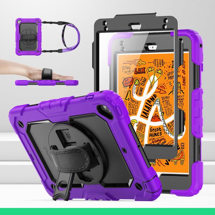 SEYMAC iPad Mini 4th/5th Gen 7.9 Inch Case (2015&2019)-Silicone-S Series-Purple-SEYMAC