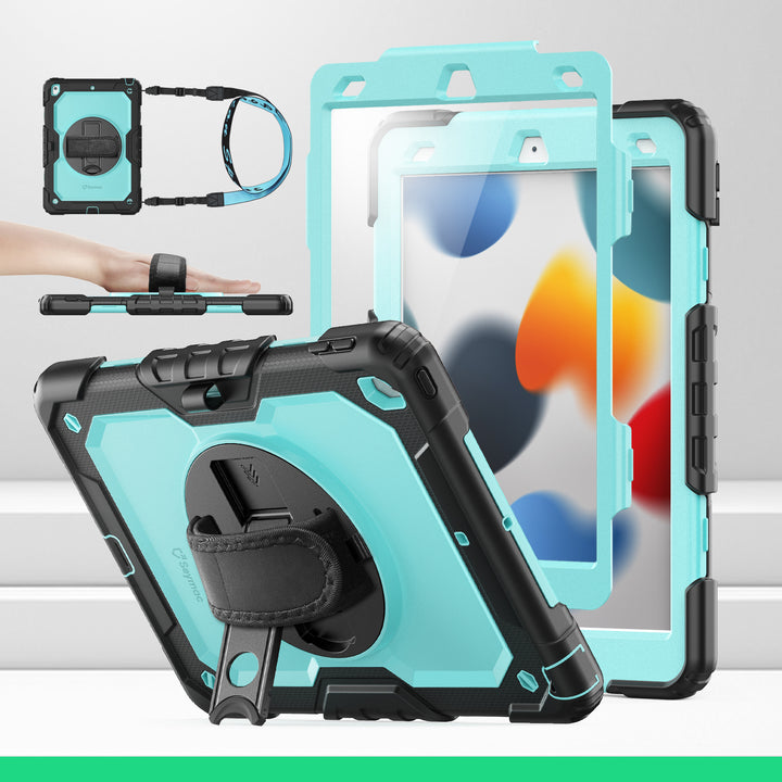 SEYMAC iPad 10.2 Inch Case (2019/2020/2021)-Silicone-S Series-SkyBlue-SEYMAC