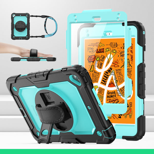 SEYMAC iPad Mini 4th/5th Gen 7.9 Inch Case (2015&2019)-Silicone-S Series-SkyBlue-SEYMAC