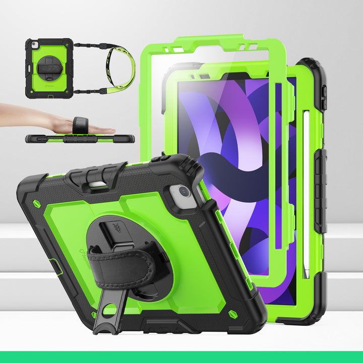 SEYMAC iPad Air 4th/5th Gen 10.9 Inch Case (2020/2022)-Silicone-S Series-Lime Green-SEYMAC