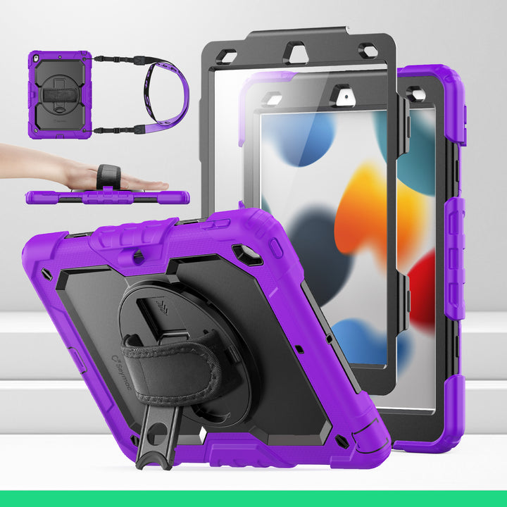 SEYMAC iPad 10.2 Inch Case (2019/2020/2021)-Silicone-S Series-Purple-SEYMAC