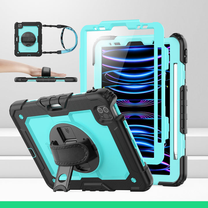 SEYMAC iPad Pro 11 Inch Case (2018-2022)-Silicone-S Series-SkyBlue-SEYMAC