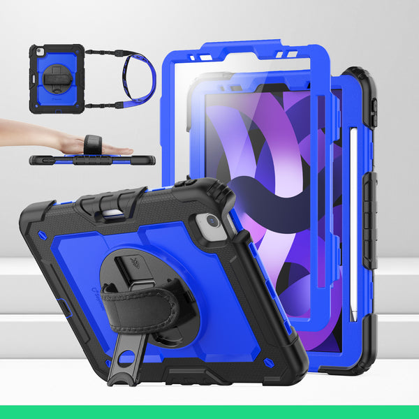 SEYMAC iPad Air 4th/5th Gen 10.9 Inch Case (2020/2022)-Silicone-S Series-Blue-SEYMAC