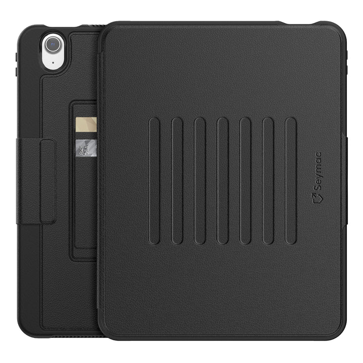 SEYMAC iPad Air 11 Inch Case (M2/M3) (2024/2025)-Leather-C Series-Black-SEYMAC