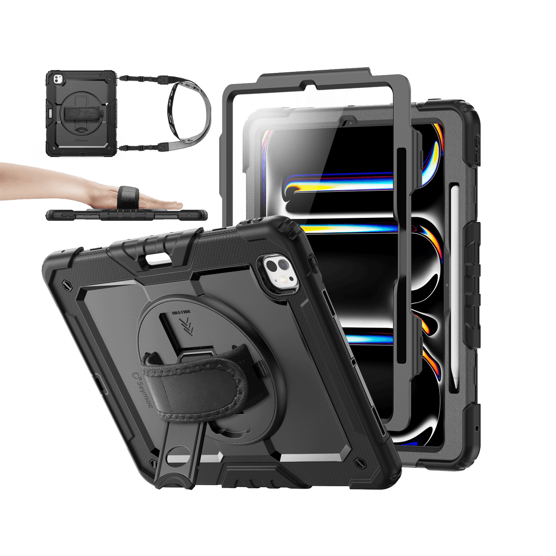 iPad本体 CSG iPad Pro 13 Inch (M5/M4) Rugged Case with Adjustable Hand Strap