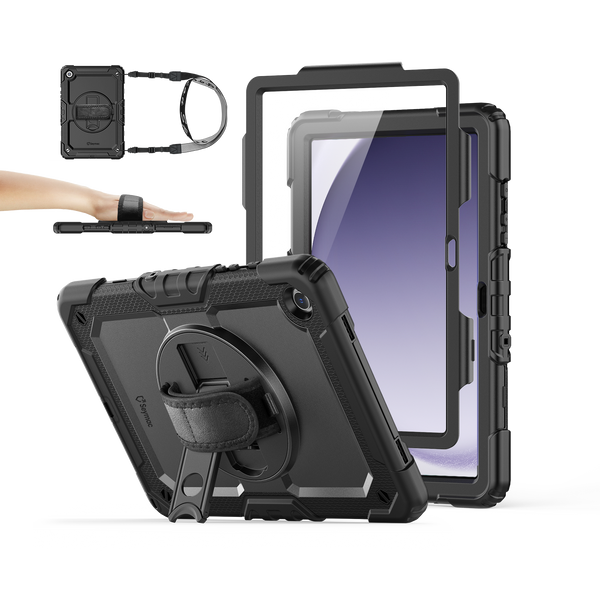 Samsung Galaxy Tab A9+ 11-Inch Rugged Case with Adjustable Hand Strap Samsung Galaxy Tab A9+ 11-Inch Rugged Case with Adjustable Hand Strap