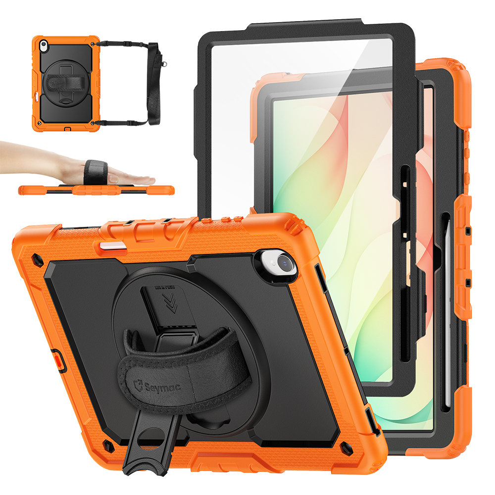 Samsung Galaxy Tab S12+ 12.6-Inch Rugged Case with Adjustable Hand Strap