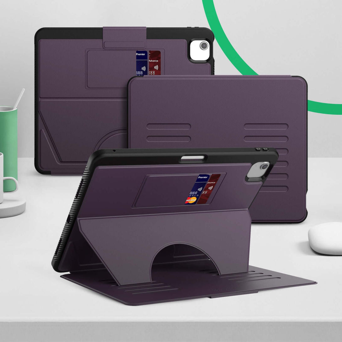 Custodia In Pelle Con Supporto Magnetico Per IPad Air 6 11” 2024 – Nuova