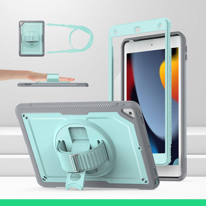 SEYMAC iPad Air 3rd Gen 10.5 Inch Case (2019)-TPU-S Series-Turquoise Green-SEYMAC