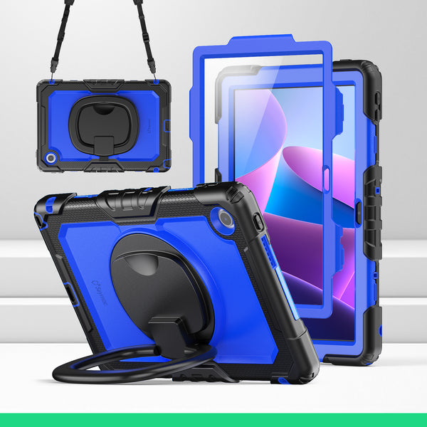 SEYMAC Lenovo Tab M10 HD 10.1 Inch Case (2025)-Silicone-G Series-Blue