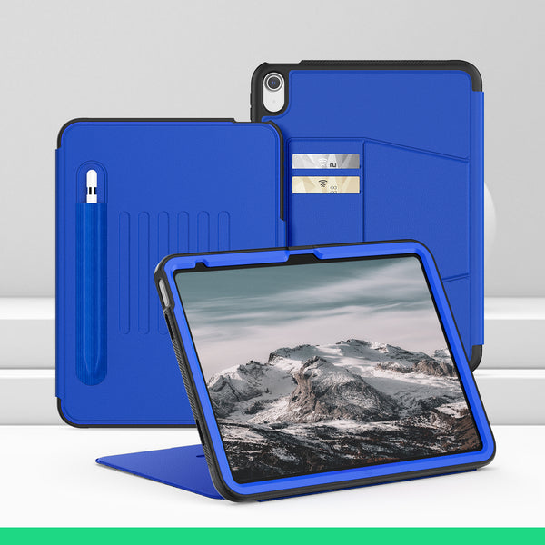 SEYMAC iPad A16 11 Inch Case (2025)-Leather-C Series-iPad A16-Blue-SEYMAC