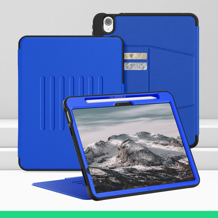 SEYMAC iPad Air 11 Inch Case (M2/M3) (2024/2025)-Leather-C Series-Blue-SEYMAC