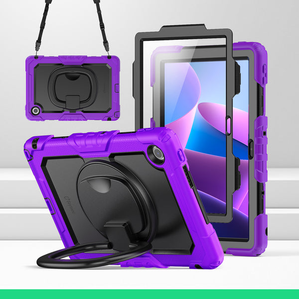SEYMAC Lenovo Tab M10 HD 10.1 Inch Case (2025)-Silicone-G Series-Purple