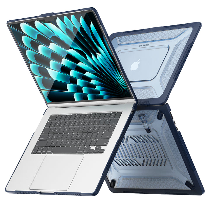 SEYMAC Case for MacBook Air 15" | HEX SHIELD#colour_blue