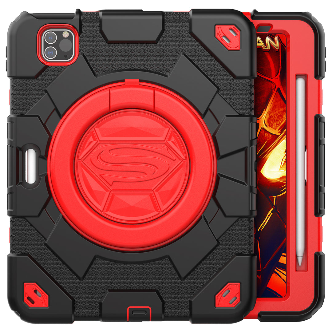 NEW | Rugged Case for iPad Pro 11" 2018 | SHERO-S - SEYMAC#colour_redblack