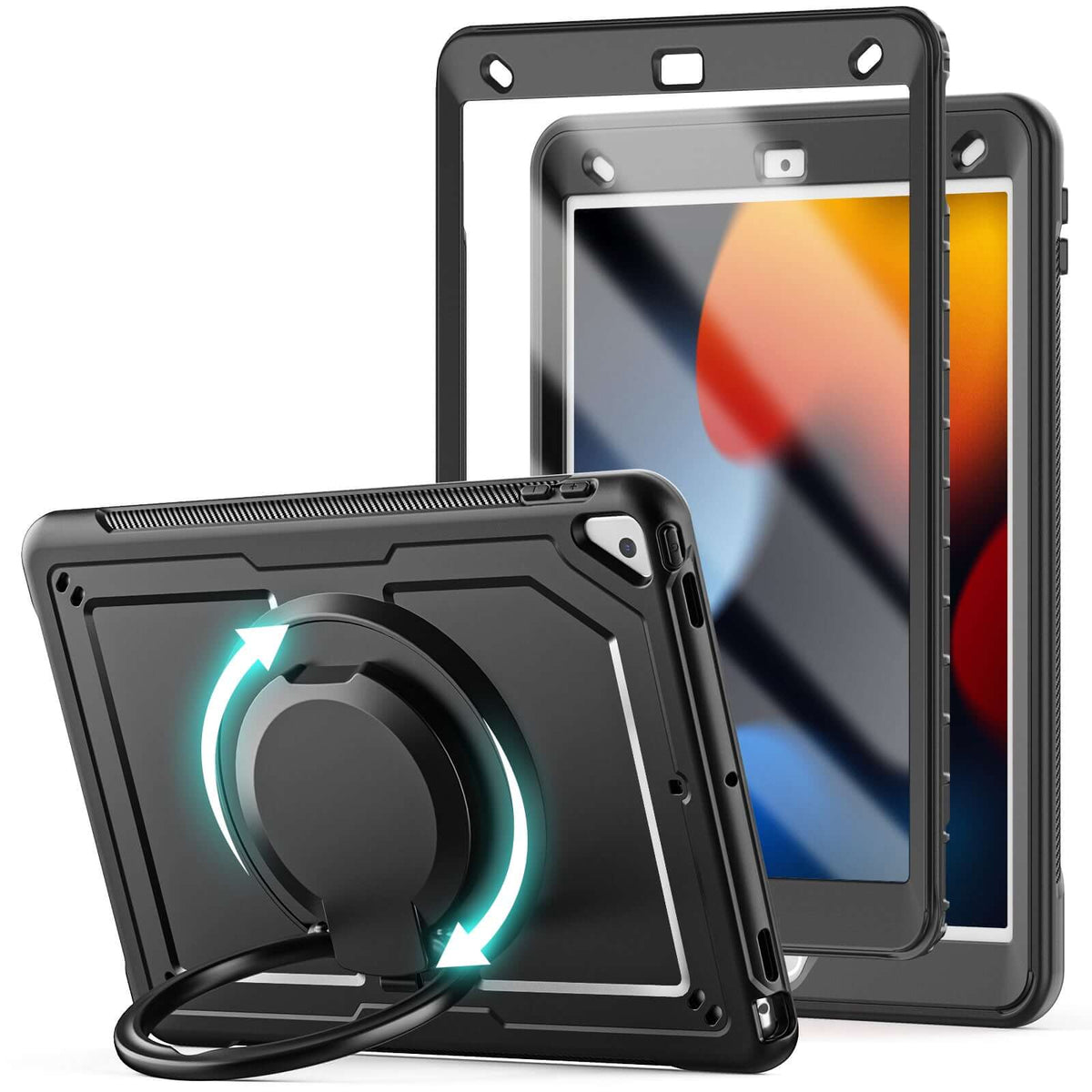 SEYMAC iPad Pro 10.5 Inch Case (2017) with 360° rotating grip and shockproof design.