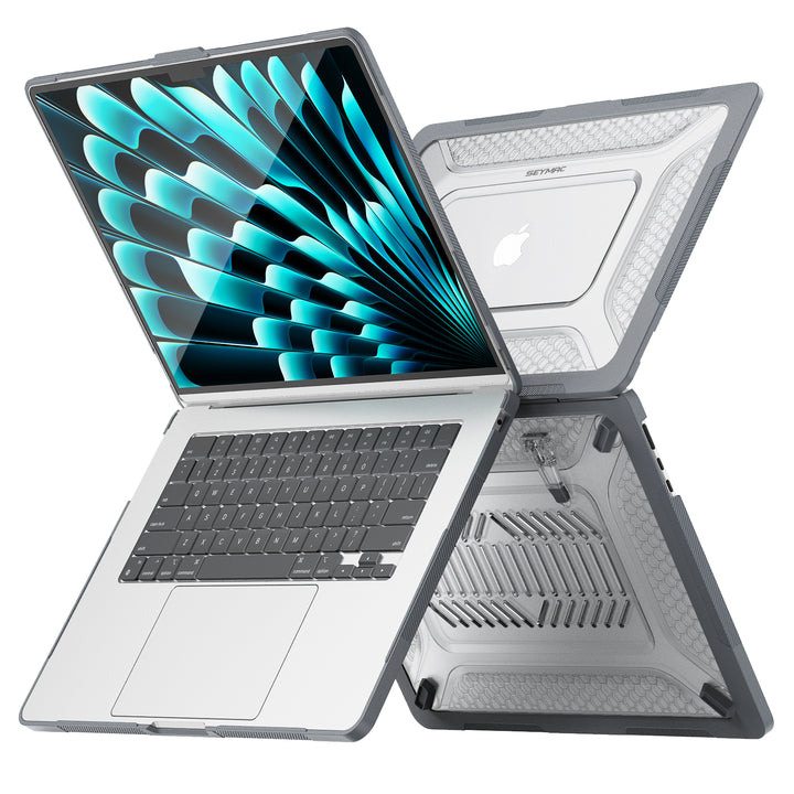 SEYMAC Case for MacBook Air 15" | HEX SHIELD#colour_grey