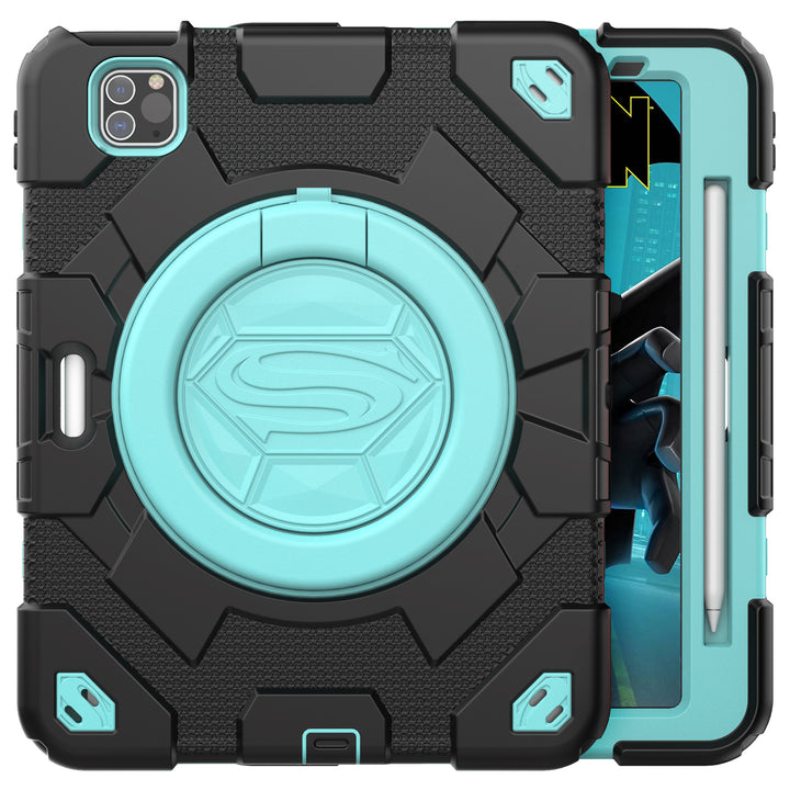 NEW | Rugged Case for iPad Pro 11" 2018 | SHERO-S - SEYMAC#colour_skyblueblack