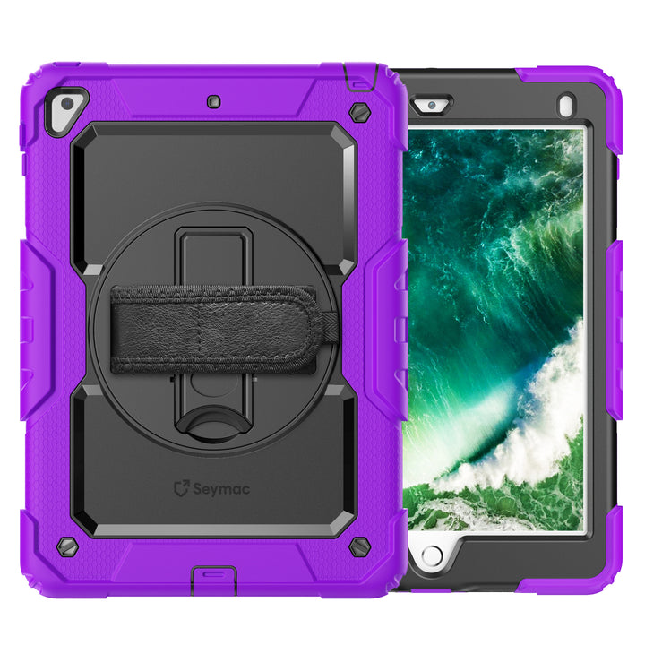 SEYMAC iPad Pro 9.7 Inch Case (2016)-Silicone-S Series-Black-SEYMAC