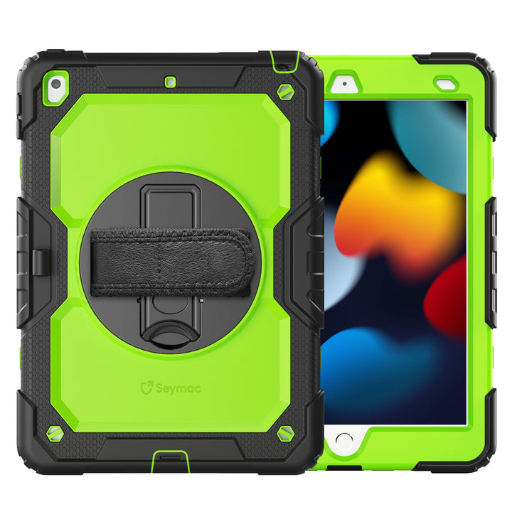 SEYMAC iPad 10.2 Inch Case (2019/2020/2021)-Silicone-S Series-Black-SEYMAC