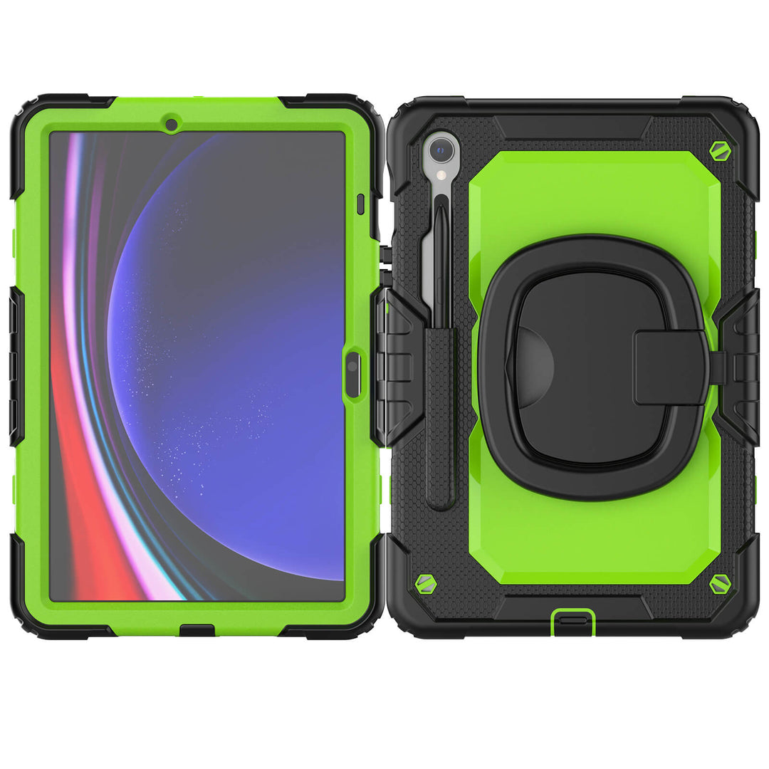 SEYMAC Case for Galaxy Tab S9 | FORT-G PRO#color_greenyellow