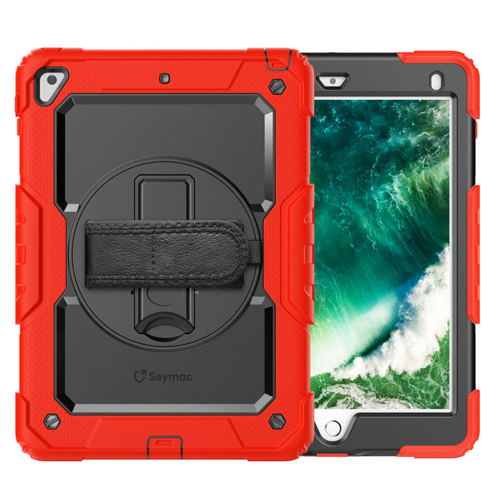 SEYMAC iPad Pro 9.7 Inch Case (2016)-Silicone-S Series-Black-SEYMAC