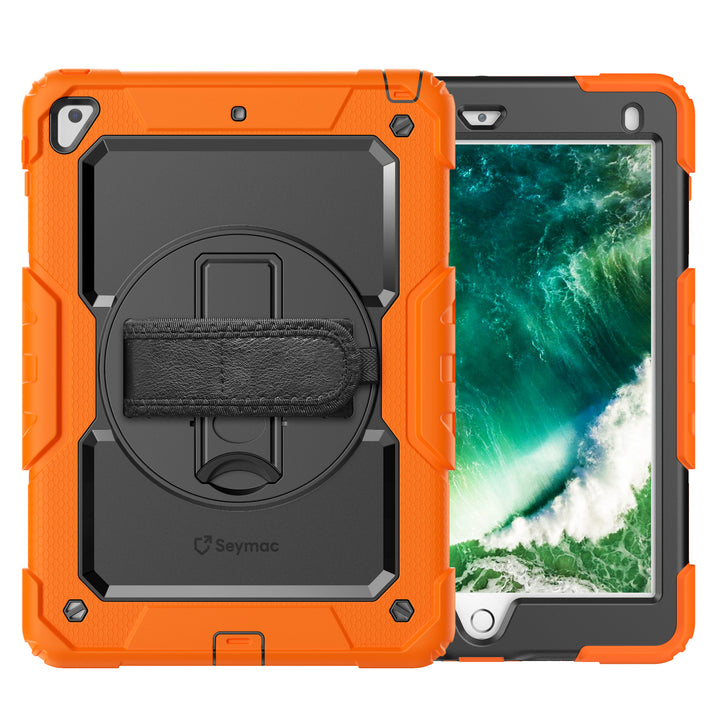 SEYMAC iPad Pro 9.7 Inch Case (2016)-Silicone-S Series-Black-SEYMAC